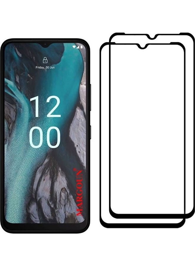 مارجون 2 Pack For Nokia C22 Tempered Glass Screen Protector Full Glue Back Clear - Image 2