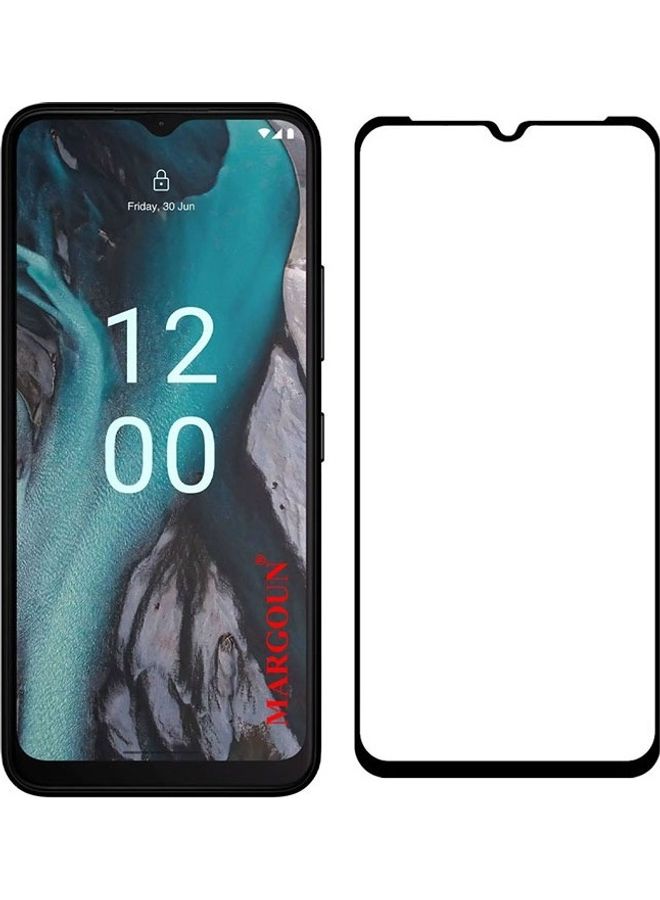 MARGOUN Nokia C22 Tempered Glass Screen Protector Full Glue Back Clear - Image 3