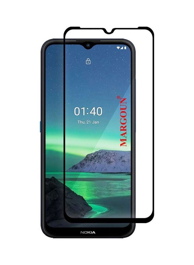مارجون Nokia 1.4 Tempered Glass Screen Protector Full Glue Back Clear - Image 2