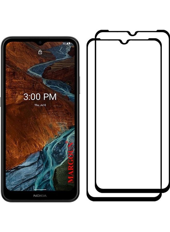 MARGOUN 2 Pack For Nokia G300 Tempered Glass Screen Protector Full Glue Back Clear - Image 2