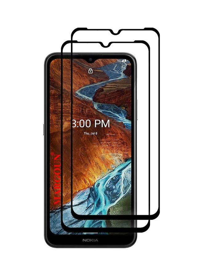 MARGOUN 2 Pack For Nokia G300 Tempered Glass Screen Protector Full Glue Back Clear - Image 3