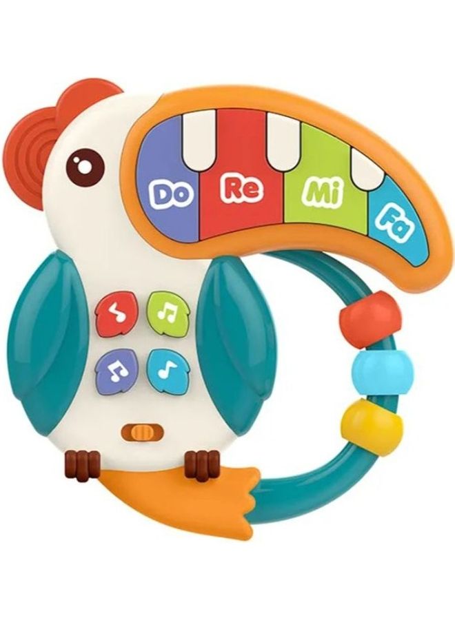 هوانجر Musical Instrument Electronic Baby Toys Cute Parrot Piano With Light And Music  - Image 3