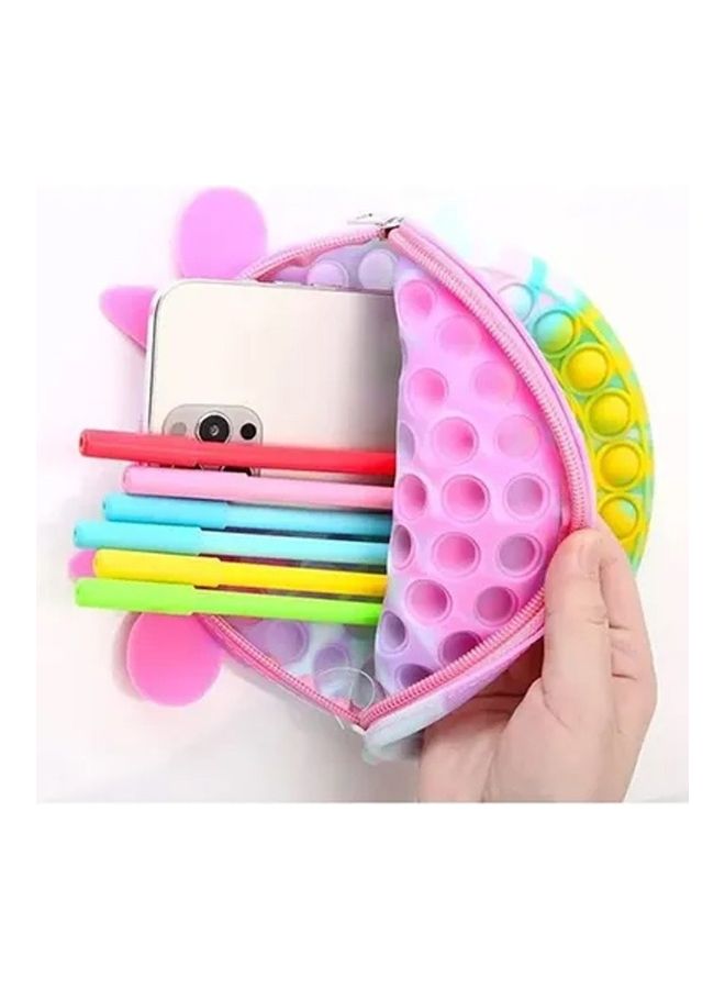 Rock Pow 2-in-1 Stress and Anxiety Relief Push Pop Bubble Silicone Unique Fidget Toy Shoulder Bag - Image 3