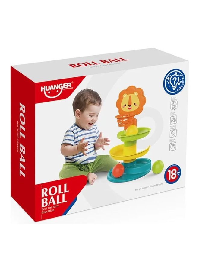 HUANGER Children Toys Happy Puzzle Rolling Ball High Quality Activity Lion Basket Track Conducive To Growth Roll - Image 3