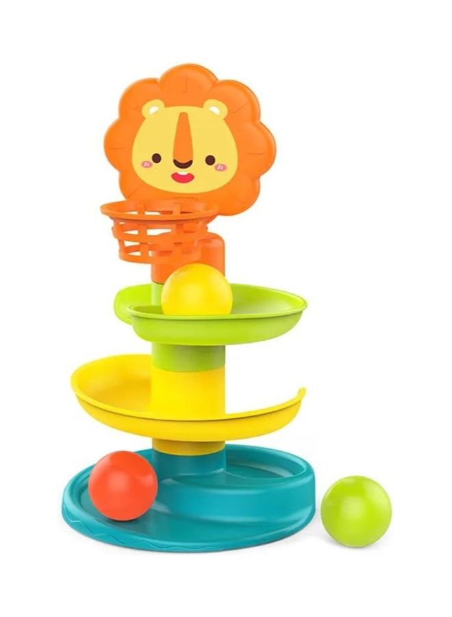 HUANGER Children Toys Happy Puzzle Rolling Ball High Quality Activity Lion Basket Track Conducive To Growth Roll - Image 1