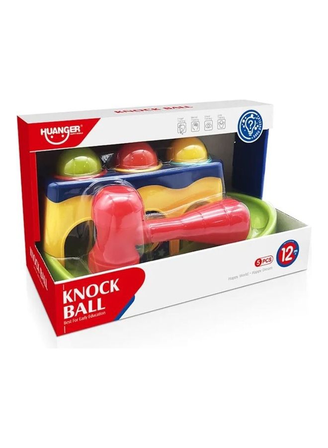 هوانجر Kids Educational Colorful Knock Ball Piling Platform Plastic Hammer Baby Toys  - Image 2