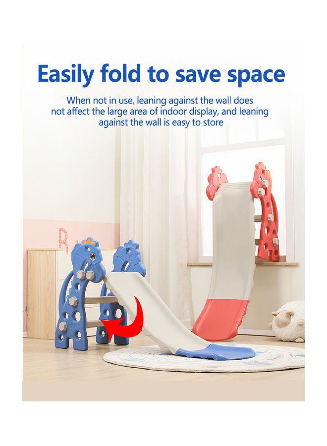 Kidle - 2 In 1 Children's Slide With Basketball Hoop Indoor Home Multi-Function Combination Folding Toys For Boys And Girls - Image 1