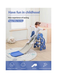 Kidle 2 In 1 Children's Slide With Basketball Hoop Indoor Home Multi-Function Combination Folding Toys For Boys And Girls  - Image 2