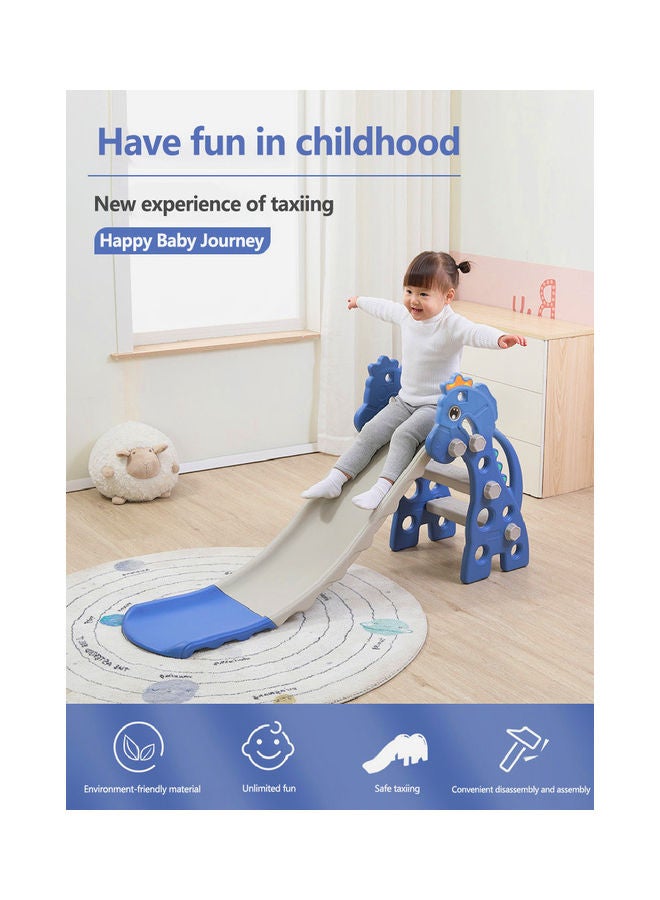 Kidle - 2 In 1 Children's Slide With Basketball Hoop Indoor Home Multi-Function Combination Folding Toys For Boys And Girls - Image 1
