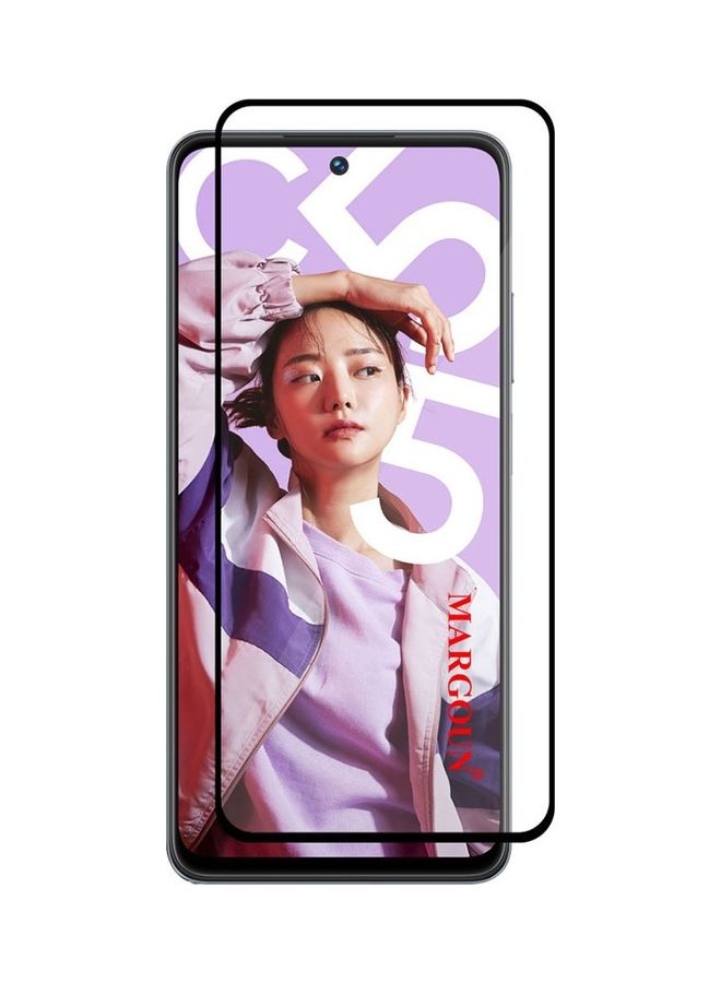 مارجون Realme C55 Tempered Glass Screen Protector Full Glue Back Clear - Image 2