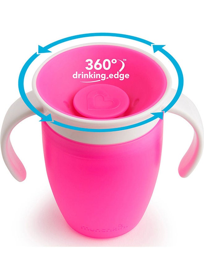 Munchkin Miracle 360 Degree Trainer Cup 7 Oz/207 Ml Pink  - Image 2