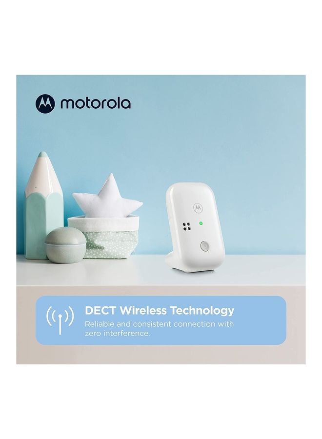Motorola - Audio Baby Monitor - Up To 300 Meter Range, Secure And Private Connection, High-Sensitivity Mic, Volume Control, Alert Detection Light, Portable Parent Unit (Outlet or AAA Battery - NOT Included) - Image 1