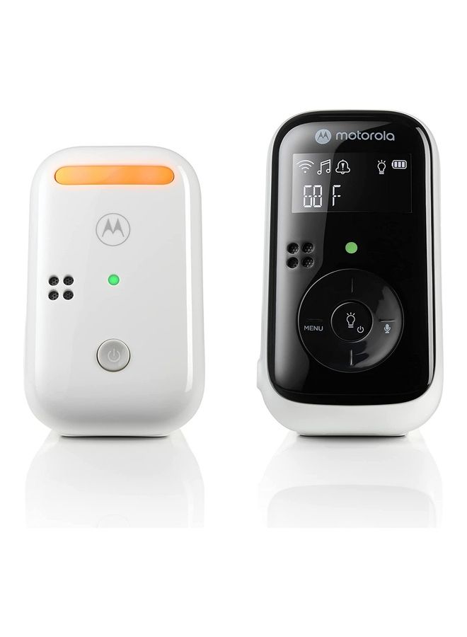 Motorola - Audio Baby Monitor - Night Light LCD Screen 1000ft Range Two-Way Talk Room Temp Portable Parent Unit (Outlet or AAA Rechargeable Batteries Included) - Image 1