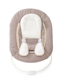 hauck Alpha+ 2 In 1 Bouncer And Baby Rocker, Stretch Beige From Birth, Newborn Set, Compatible With Alpha Highchair  - Image 4