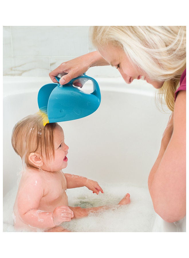 Skip Hop - Moby Bath Rinse Cup Tear - Free Waterfall Rinser, Blue - Image 1