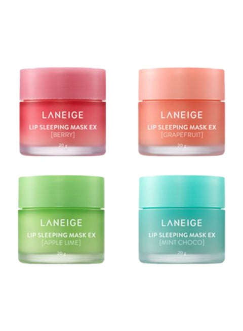 4-Piece Lip Sleeping Mask Set 4x20grams