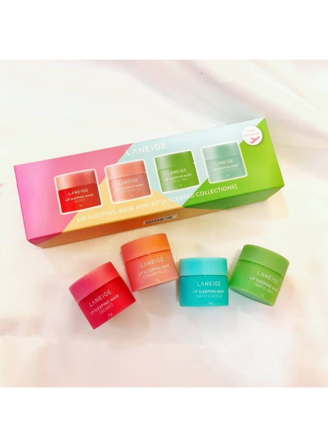 LANEIGE - 4-Piece Lip Sleeping Mask Set 4x20grams - Image 1