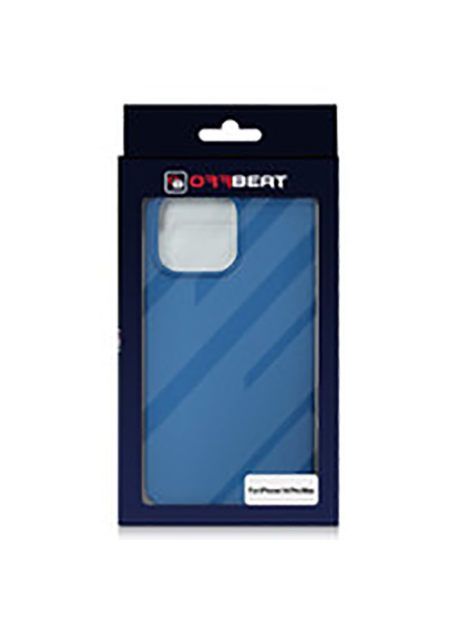 OFFBEAT iPhone 14 Pro Max Magsafe Liquid Silicone Case Blue 6.7 Inch, Multi Drop Protection and Wireless Charging Compatiblity Blue - Image 5