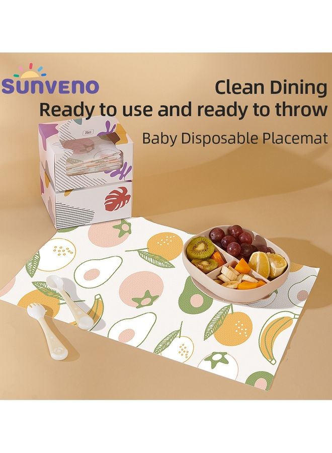 صنفينو Baby Feeding Disposable Travel Multipurpose Placemats  - Image 2