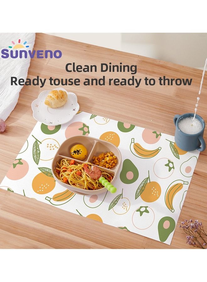 صنفينو Baby Feeding Disposable Travel Multipurpose Placemats  - Image 3