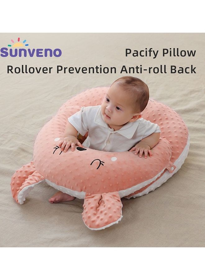 Sunveno Baby Anti-Reflux Feeding Pillow With C Shapped Seating Pillow - Pink  - Image 2