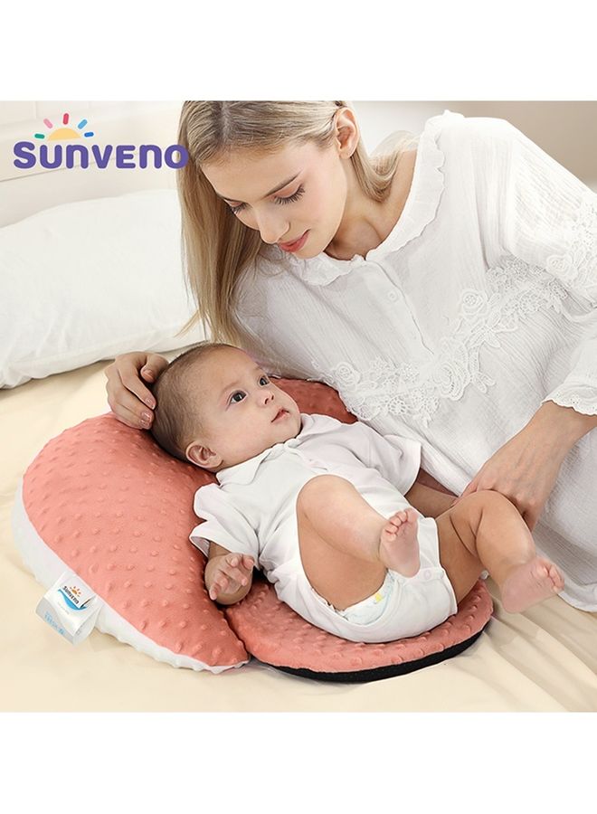 Baby Anti-Reflux Feeding Pillow With C Shapped Seating Pillow - Pink - v1683891152/N53405620A_6