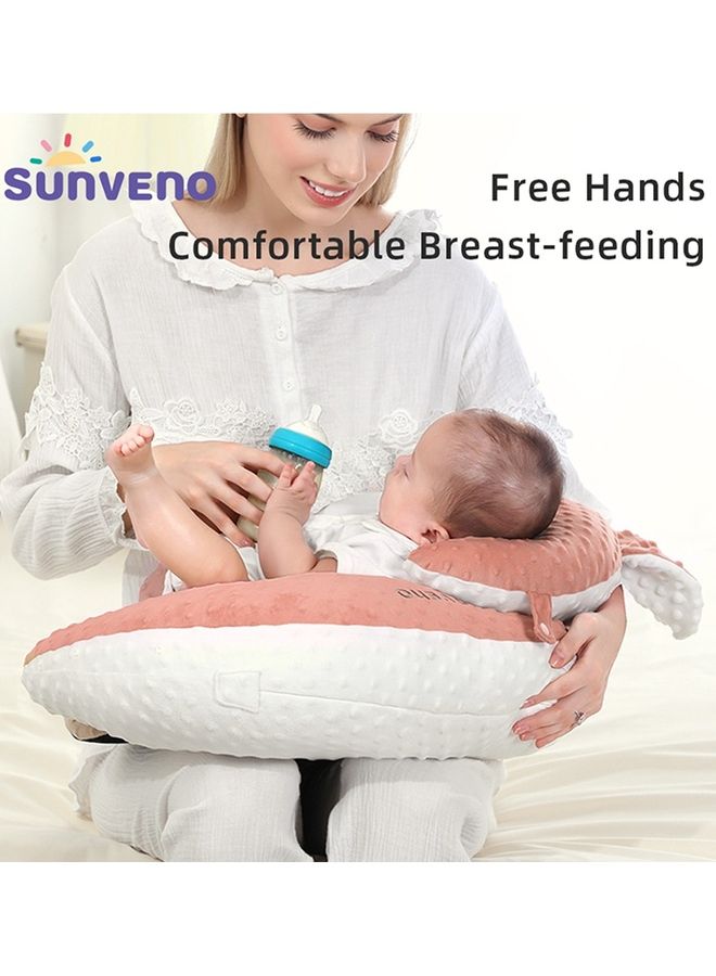 Baby Anti-Reflux Feeding Pillow With C Shapped Seating Pillow - Pink - v1683891152/N53405620A_8