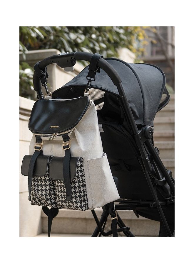 Mamma Diaper Bag With Waterproof And Two Side Pockets - Black - v1683891188/N53405616A_11