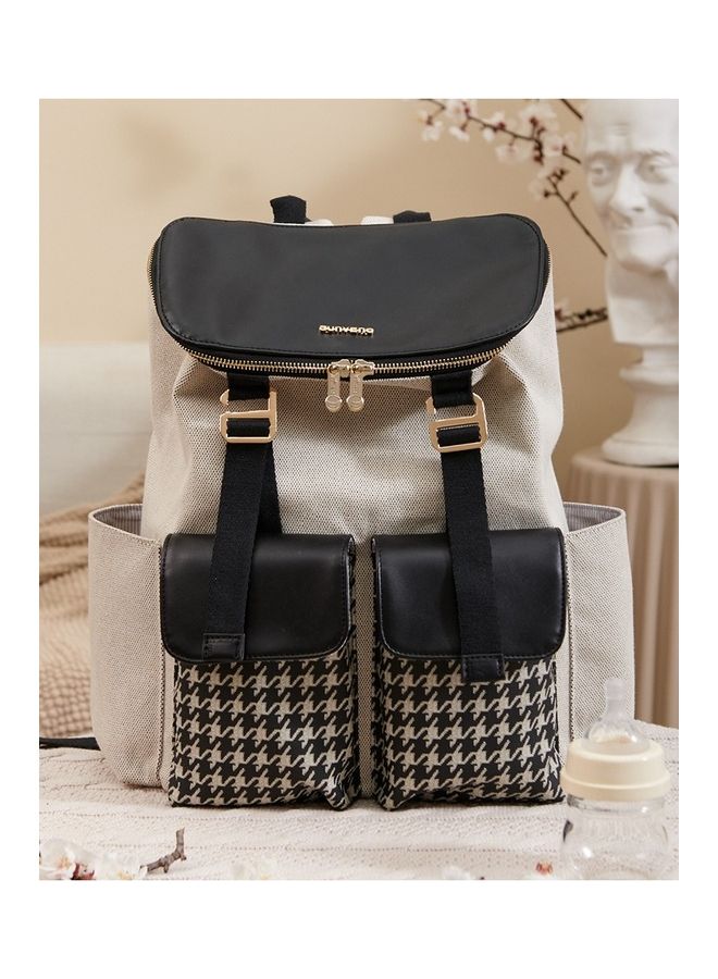 Mamma Diaper Bag With Waterproof And Two Side Pockets - Black - v1683891188/N53405616A_5