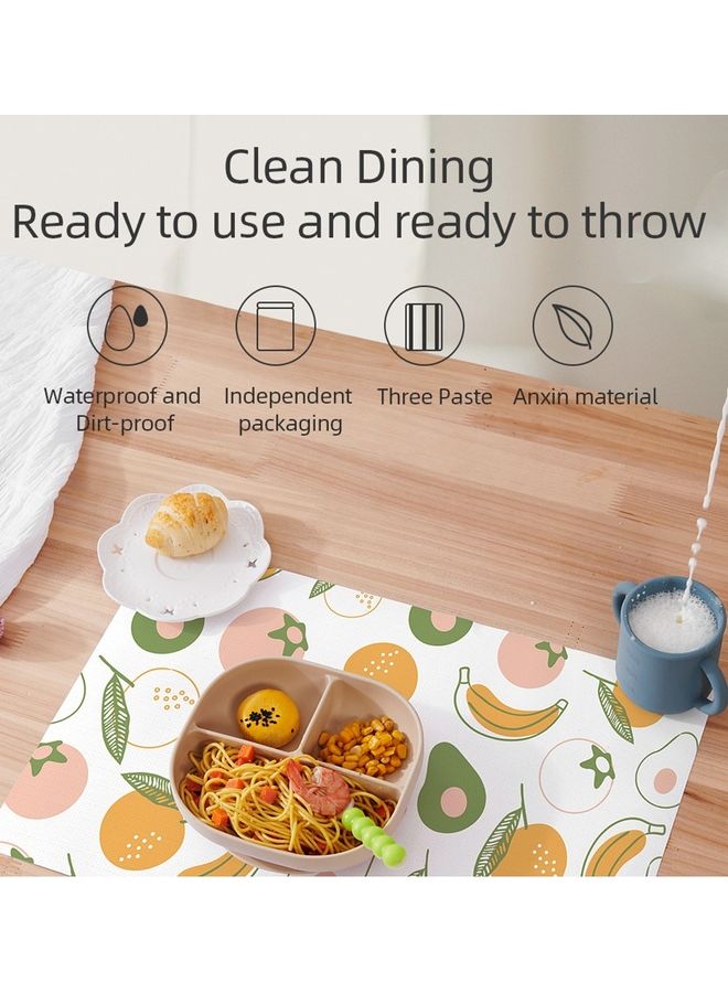 صنفينو Baby Feeding Disposable Travel Multipurpose Placemats  - Image 4