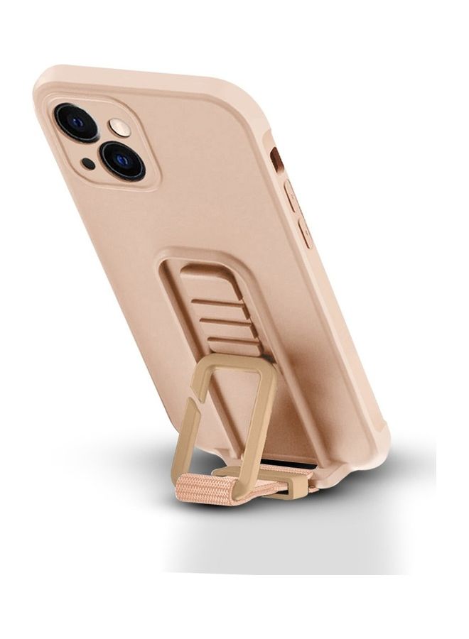 مارجون 2 Pack For iPhone 13 Case Cover And Screen Protector With Strap Adjustable Grip Pink - Image 2