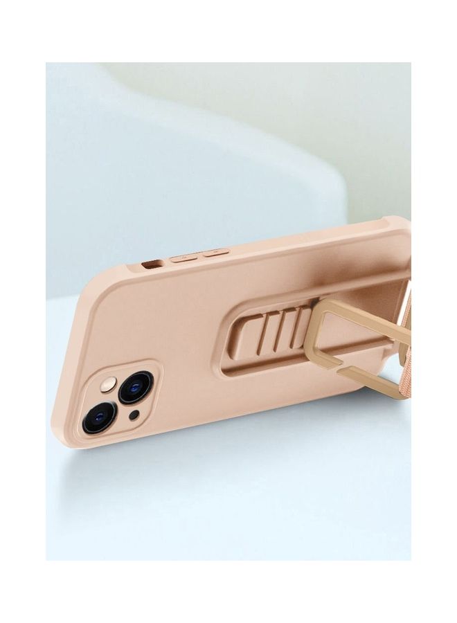 مارجون 2 Pack For iPhone 13 Case Cover And Screen Protector With Strap Adjustable Grip Pink - Image 4