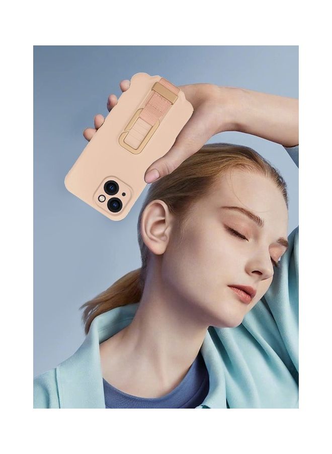 مارجون 2 Pack For iPhone 13 Case Cover And Screen Protector With Strap Adjustable Grip Pink - Image 5