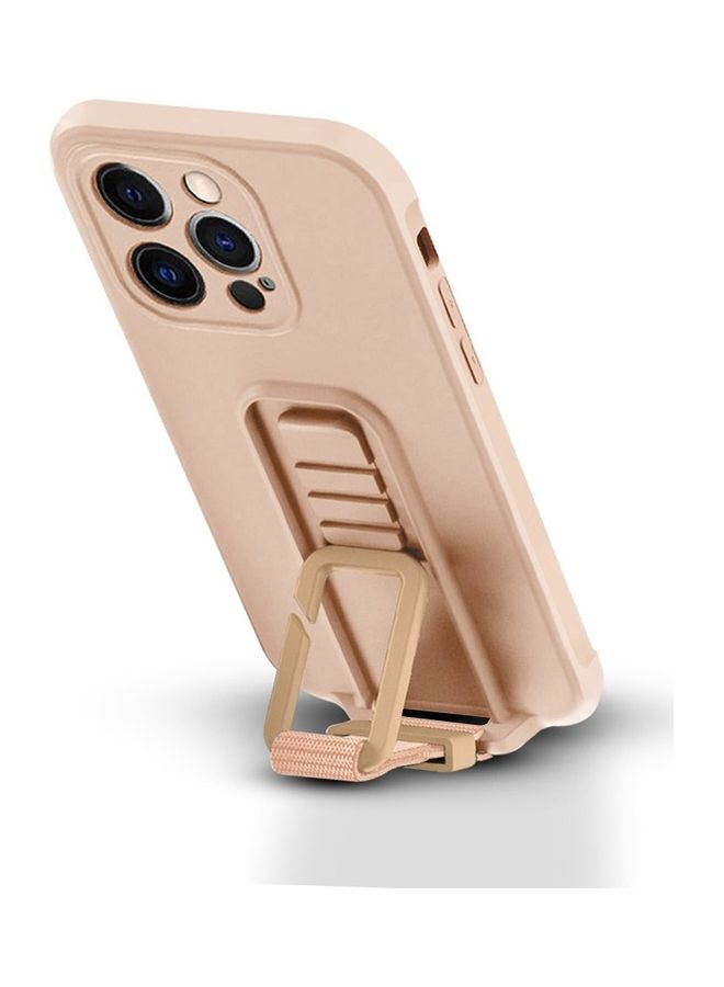 MARGOUN 2 Pack For iPhone 13 Pro Case Cover And Screen Protector With Strap Adjustable Grip Pink - Image 2