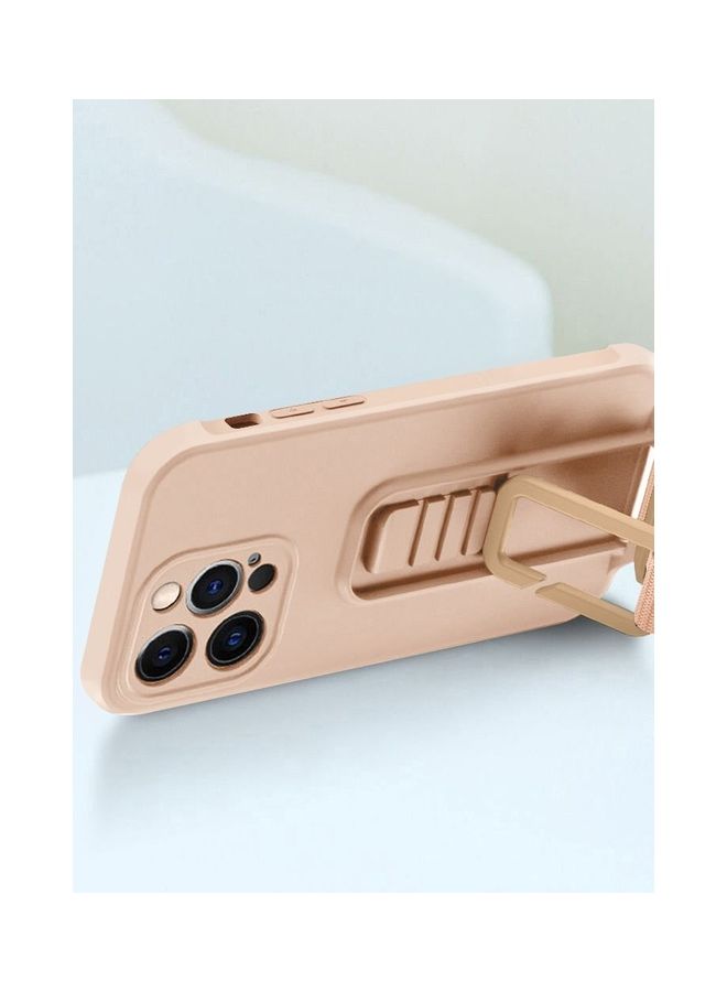 MARGOUN 2 Pack For iPhone 13 Pro Case Cover And Screen Protector With Strap Adjustable Grip Pink - Image 4