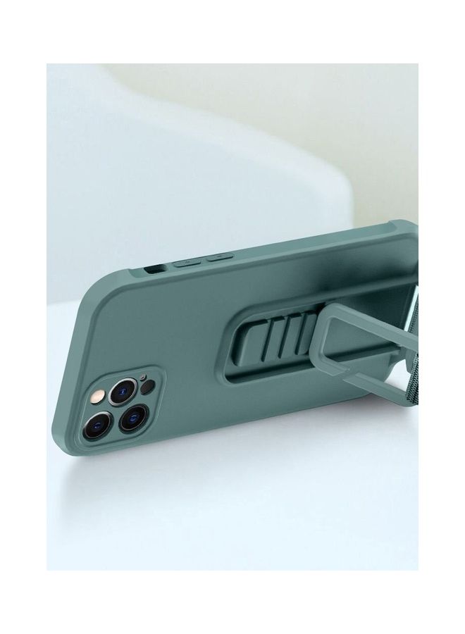 MARGOUN 2 Pack For iPhone 12 Pro Max Case Cover And Screen Protector With Strap Adjustable Grip Green - Image 4