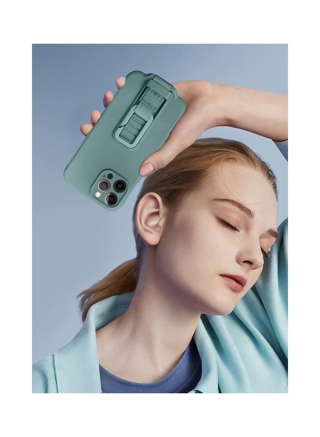 MARGOUN 2 Pack For iPhone 12 Pro Max Case Cover And Screen Protector With Strap Adjustable Grip Green - Image 5