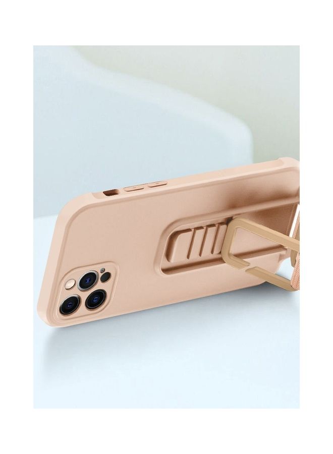 مارجون 2 Pack For iPhone 12 Pro Case Cover And Screen Protector With Strap Adjustable Grip Pink - Image 4