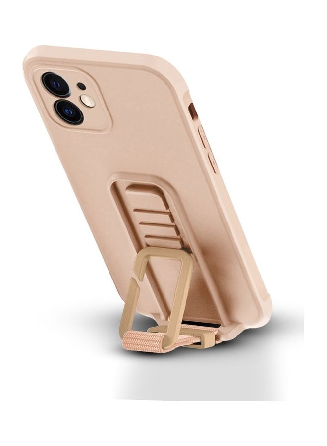 مارجون 2 Pack For iPhone 12 Case Cover And Screen Protector With Strap Adjustable Grip Pink - Image 2