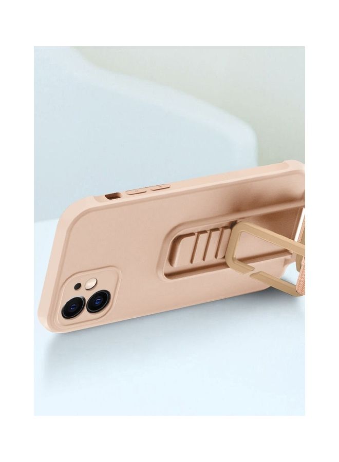 مارجون 2 Pack For iPhone 12 Case Cover And Screen Protector With Strap Adjustable Grip Pink - Image 4