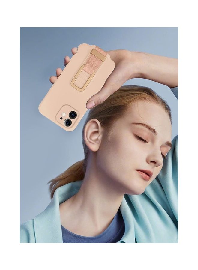 مارجون 2 Pack For iPhone 12 Case Cover And Screen Protector With Strap Adjustable Grip Pink - Image 5