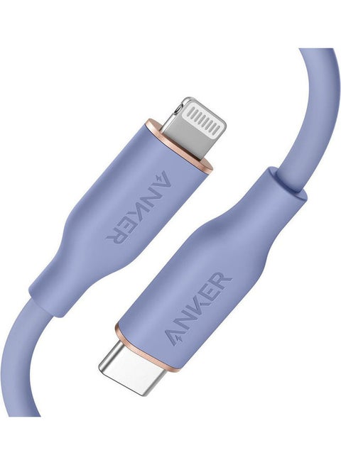 PowerLine III Flow USB-C with Lightning Connector 3ft Purple