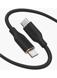 آنكر Powerline III Flow USB-C to USB-C  6FT black 
