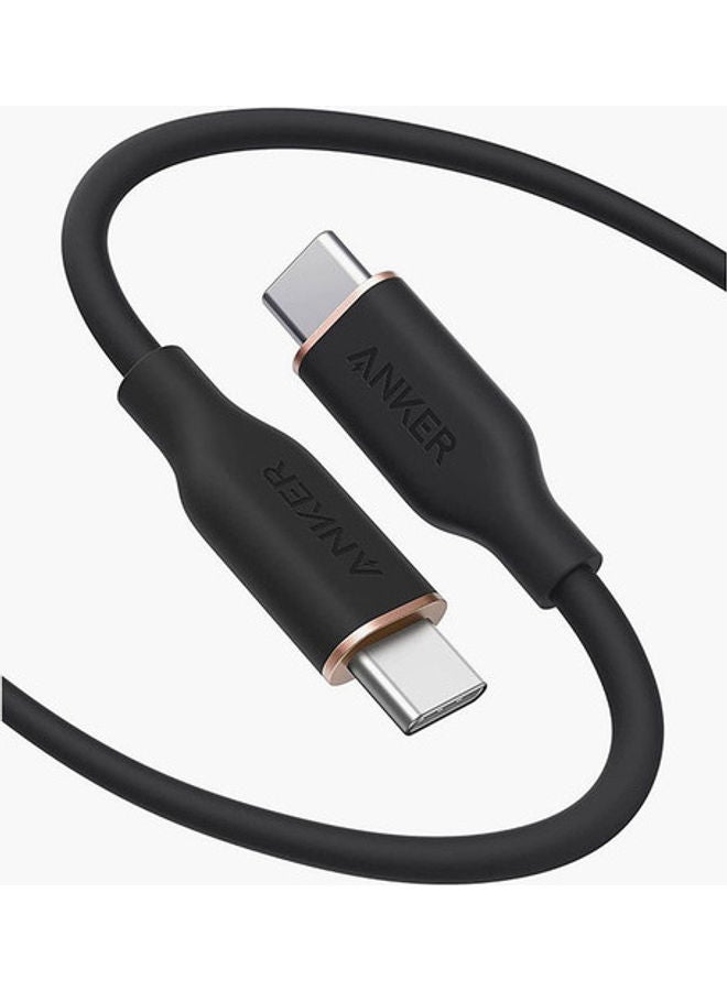 آنكر - Powerline III Flow USB-C to USB-C  6FT black - Image 1
