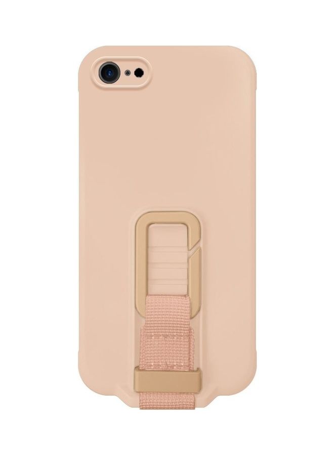 MARGOUN 2 Pack For iPhone SE 2022 Case Cover And Screen Protector With Strap Adjustable Grip Pink  - Image 3