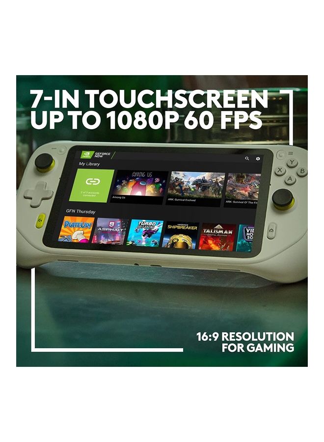 لوجيتيك Logitech G Cloud Gaming Handheld , Portable Gaming Console with Long-Battery Life, 1080P 7-Inch Touchscreen - Image 4
