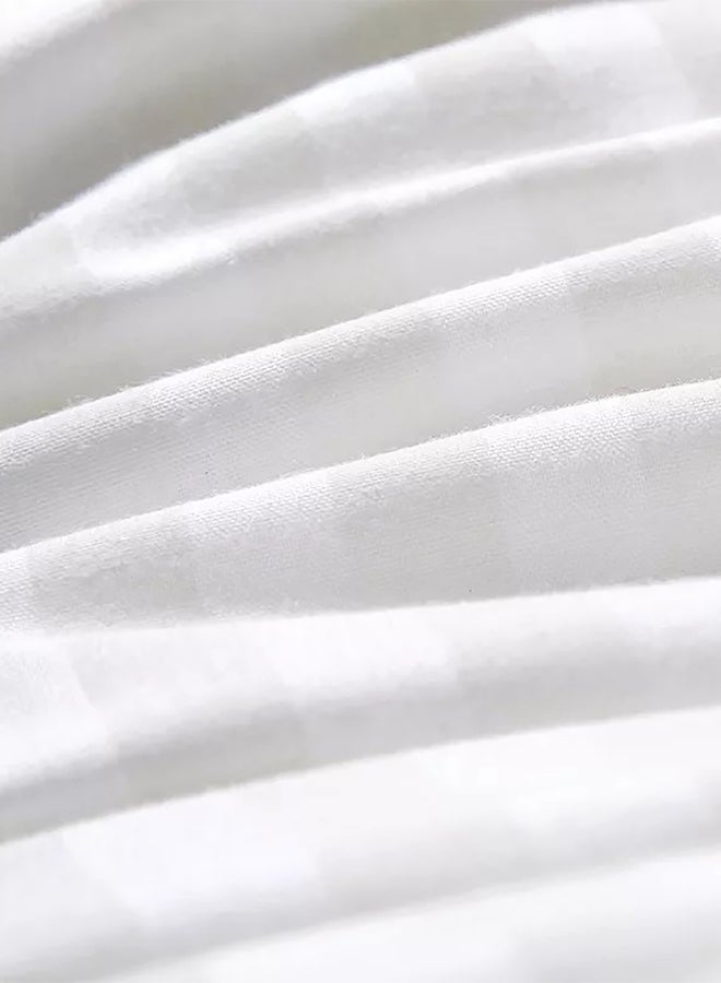REGAL IN HOUSE 4- Piece Of Comfortable Strip Hotel Pillow Microfiber White 75x50cm  - Image 5