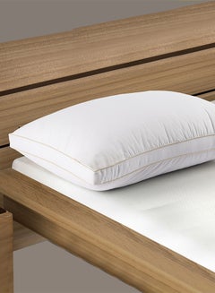 REGAL IN HOUSE Blend Hotel Pillow with Feather Alternative filler Microfiber White 75x50cm  - Image 1