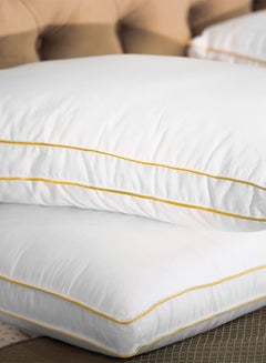 REGAL IN HOUSE Blend Hotel Pillow with Feather Alternative filler Microfiber White 75x50cm  - Image 4