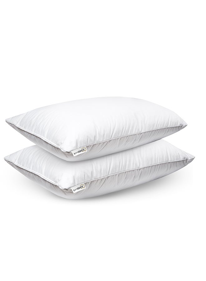 REGAL IN HOUSE Soft Hotel Pillow Microfiber White 90x50centimeter  - Image 3